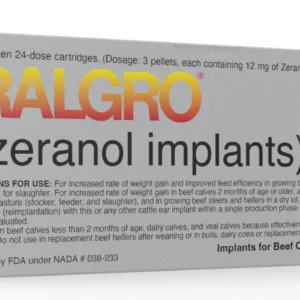 RALGRO® (ZERANOL Implants) 24 dose cartridge