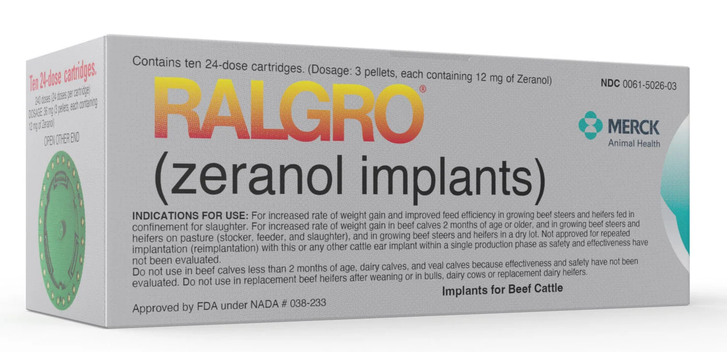 RALGRO® (ZERANOL Implants) 24 dose cartridge